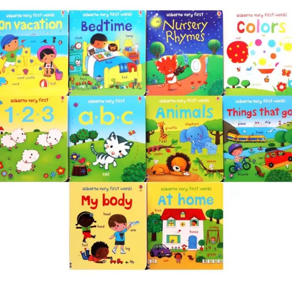 Born Usborne First Words Book Set - Learning Collection - Picture 3 of 9